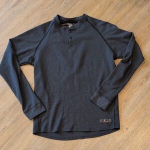 Mossy Oak Long Sleeve Waffle Henley